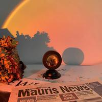 Sunset Projector Light, 1 Count USB Powered Creative Art Photography Video Light, Floor To Ceiling Fill Atmosphere Lighting L...
