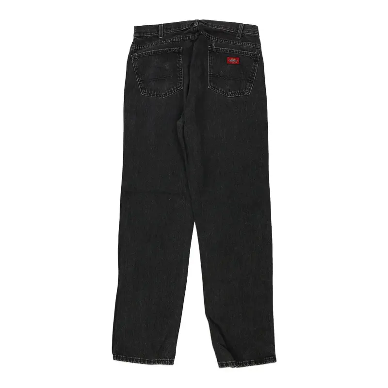 Dickies Carpenter Trousers - 36W 35L Black Cotton
