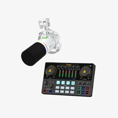 PD200X and AME2 Podcasting Microphone Equipment Bundle