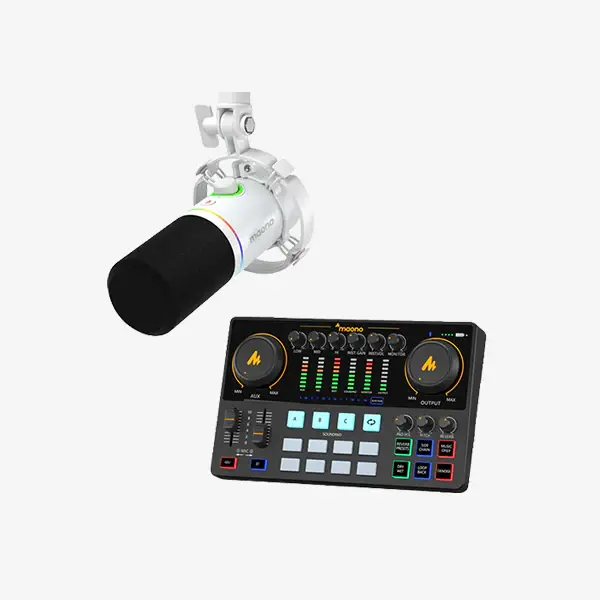 PD200X and AME2 Podcasting Microphone Equipment Bundle