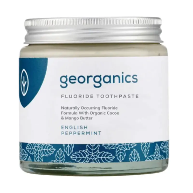Georganics Peppermint Fluoride Toothpaste 60ml