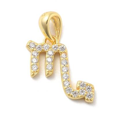 925 Sterling Sliver Micro Pave Clear Cubic Zirconia Pendants