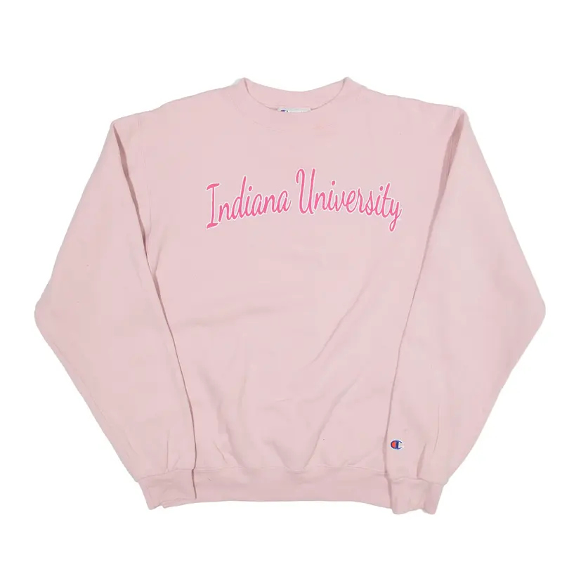 CHAMPION Indiana University USA Sweatshirt Pink Womens S