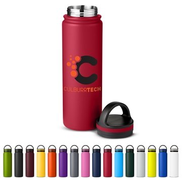 24 Customized CORE365 24oz Vacuum Bottle - Double-Wall Insulated