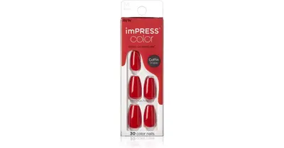 Kiss my face ImPRESS Color MC Reddy or Not Nails 30pcs