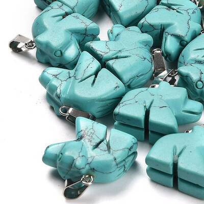 Synthetic Turquoise Pendants