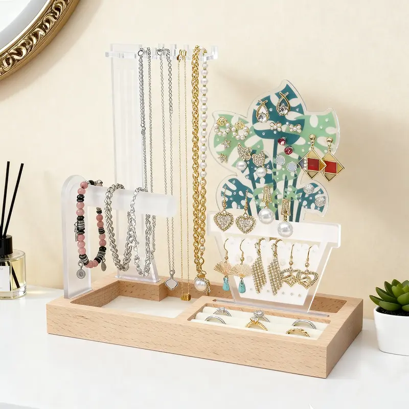 Pink Butterfly Arch Jewelry Organizer Stand Display – Feminine Vanity
