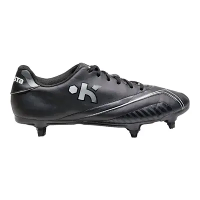 KIPSTA Football Sneaker Trainers Black Leather Mens UK 10.5