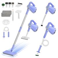 FEPPO Steam Mop with Detachable Handheld Steam Cleaner for Home and Floor Cleaning, 10-in-1 Multi-purpose Attachments & 2 Pad...