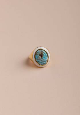 Ring Kenya 3bkt Turquoise | Color: TURQUOISE | Size: U