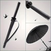 <Local Delivery>Samurai Umbrella Metal Steel Windproof Semi-automatic Ninja Samurai Umbrella, The Best creative gift  (24 Bon...