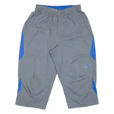 NIKE Dri Fit Mens Sports Shorts Grey S W28