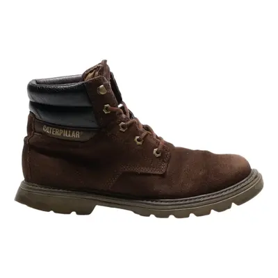 CAT Lace-Up Boots Brown Suede Mens UK 8