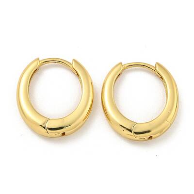 Rack Plating Brass Hoop Earrings
