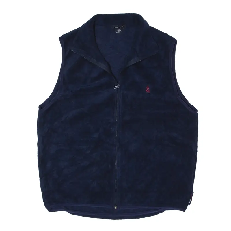 NAUTICA Fleece Gilet Blue Womens XL