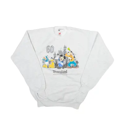 DISNEY Mickey & Friends Sweatshirt Grey Crew Neck Boys XL