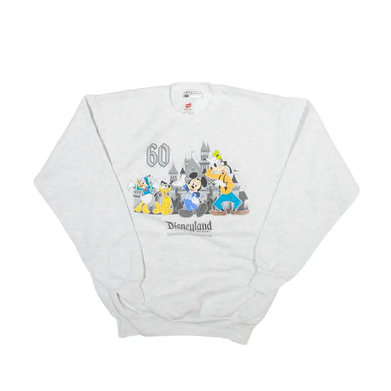 DISNEY Mickey & Friends Sweatshirt Grey Crew Neck Boys XL