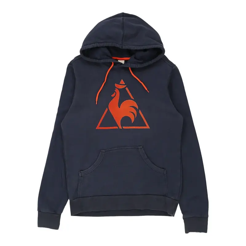 Le Coq Sportif Hoodie - Small Black Cotton Blend
