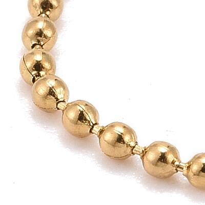 304 Stainless Steel Ball Chain Necklaces