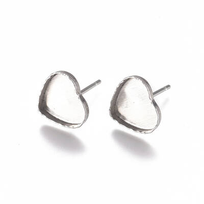Tarnish Resistant 304 Stainless Steel Stud Earring Findings