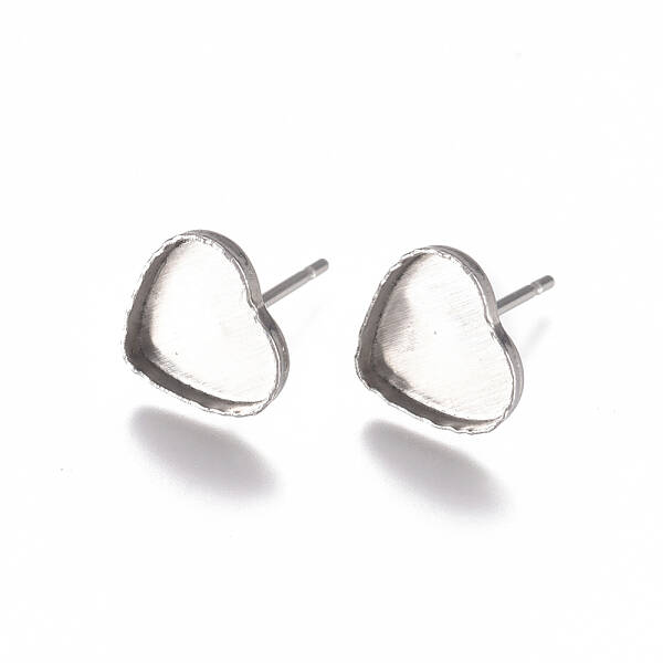 Tarnish Resistant 304 Stainless Steel Stud Earring Findings