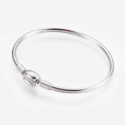 Tarnish Resistant 304 Stainless Steel European Style Bangle Making