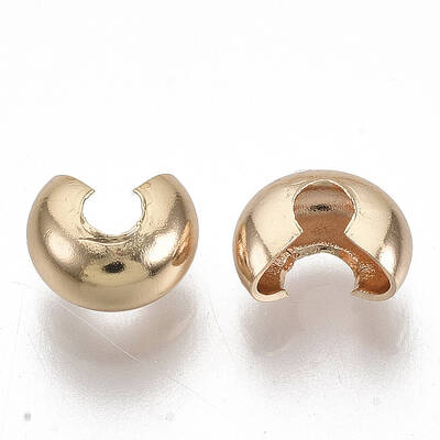 Brass Crimp Beads Covers