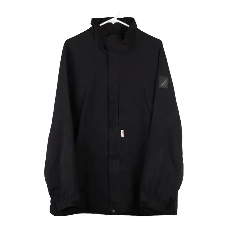 Nautica Jacket - Large Black Cotton Blend