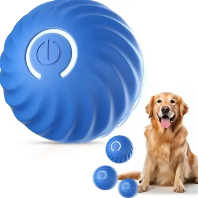 Rechargeable Interactive Dog Ball – Smart Moving & Jumping Toy for Pets with LED and Bite-Proof Design indoor fun discounte...