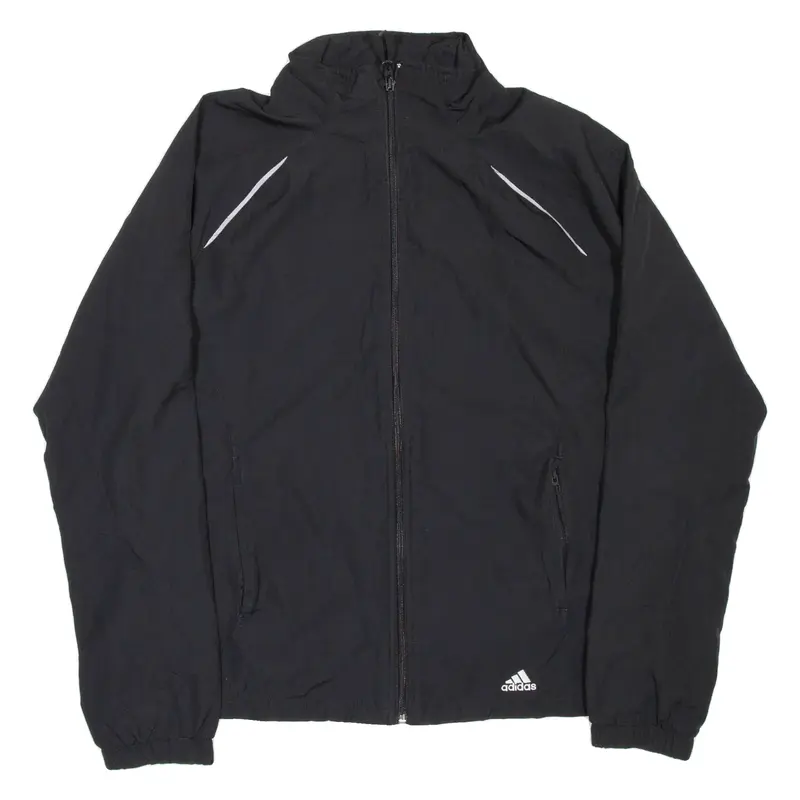 ADIDAS Womens Track Jacket Black UK 18