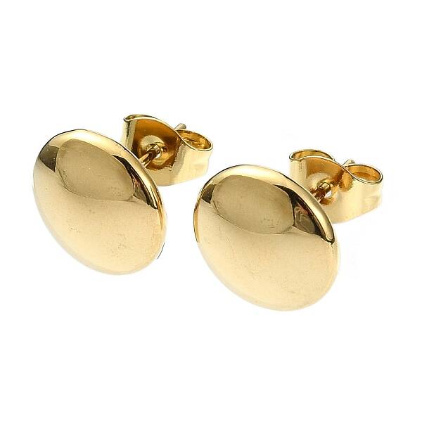 Ion Plating(IP) 201 Stainless Steel Stud Earrings