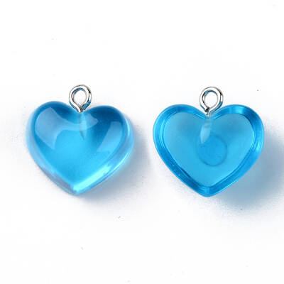 Transparent Resin Pendants