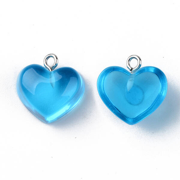 Transparent Resin Pendants