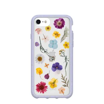Clear Springtime iPhone 6/6s/7/8/SE Case With Lavender Ridge