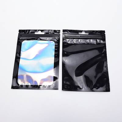 Rectangle Zip Lock Plastic Laser Bags