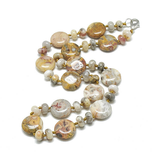 Natural Crazy Agate Beaded Necklaces