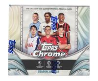 2024-25 Topps Chrome UEFA Club Competitions Soccer Jumbo Trading Cards