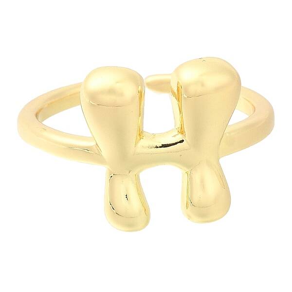Rack Plating Brass Open Cuff Rings