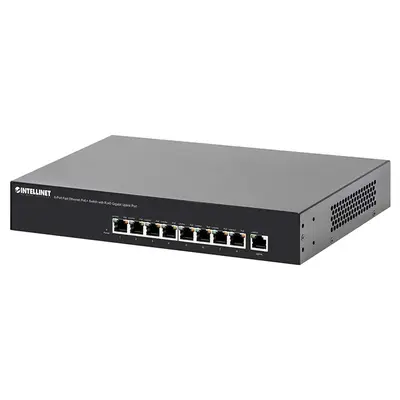 560764 Intellinet 8-Ports Fast Ethernet PoE+ RJ45 Desktop Switch