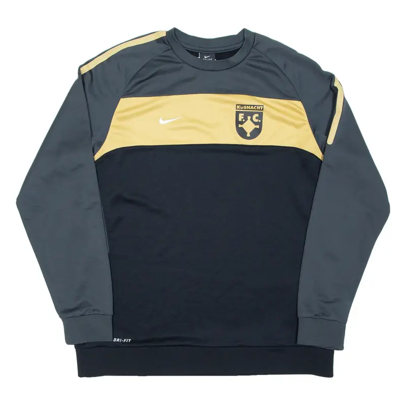 NIKE Mens Sweatshirt Black L