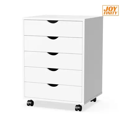 JOYFINITY Storage Cabinet Dressers with Wheels Mobile Organizer Drawers for Office, Bedroom, Home