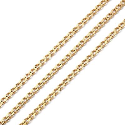 Ion Plating(IP) 304 Stainless Steel Faceted Curb Chains