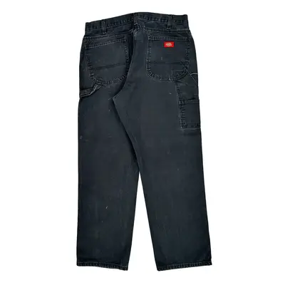 Dickies Carpenter Trousers - 38? Waist Black Cotton