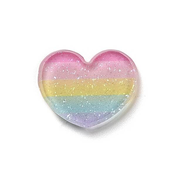 Rainbow Color Style Acrylic Plastic Cabochons