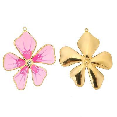 Stainless Steel Rhinestones Pendants
