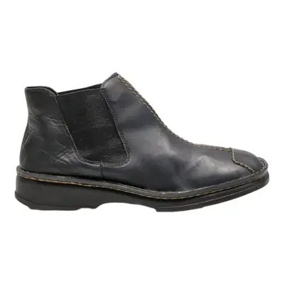 RIEKER Chelsea Boots Black Leather Womens UK 6