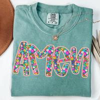 Comfort Colors Floral Glitter Amen Shirt, Retro Amen Tee, Preppy Easter T-Shirt, Christian Bible Verse Shirt, Jesus Faith-Bas...