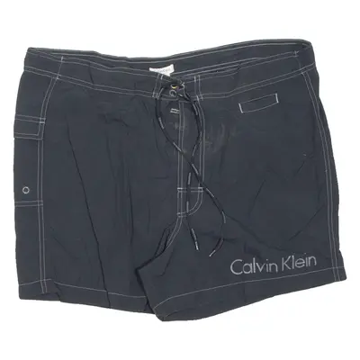 CALVIN KLEIN Mens Swimming Shorts Black L W36