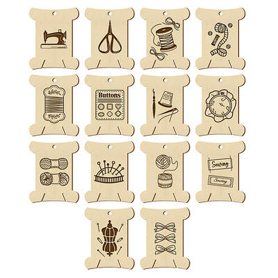 14Pcs 14 Style Plywood Thread Winding Boards