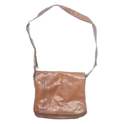 AD FIRENZE Mens Satchel Bag Brown Leather